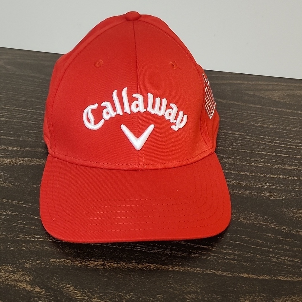 Callaway hat Red MTR EUC GOLF CAP Snap Back